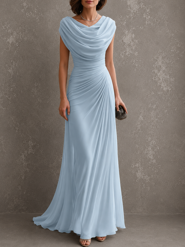 Jilliann | Robe Longue Fluide Élégante