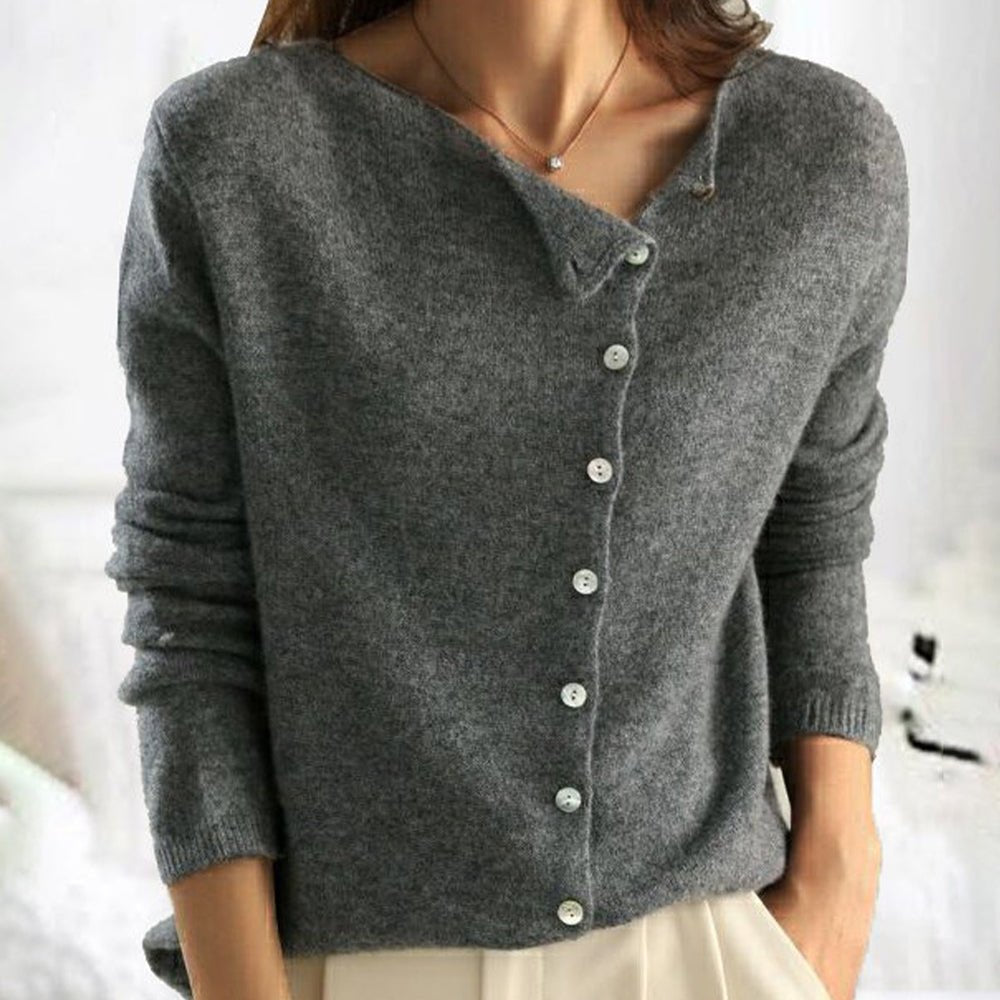Julia | Pull Élégant Boutonné