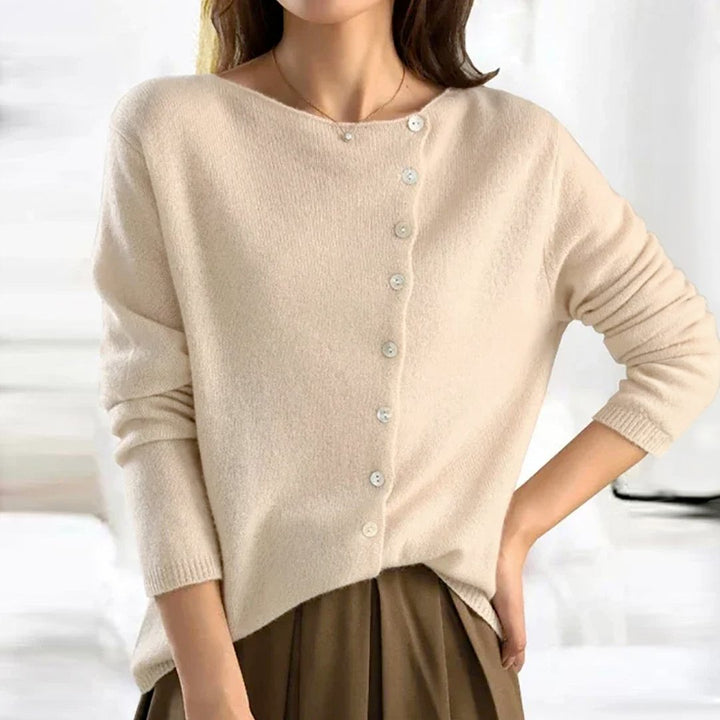 Julia | Pull Élégant Boutonné
