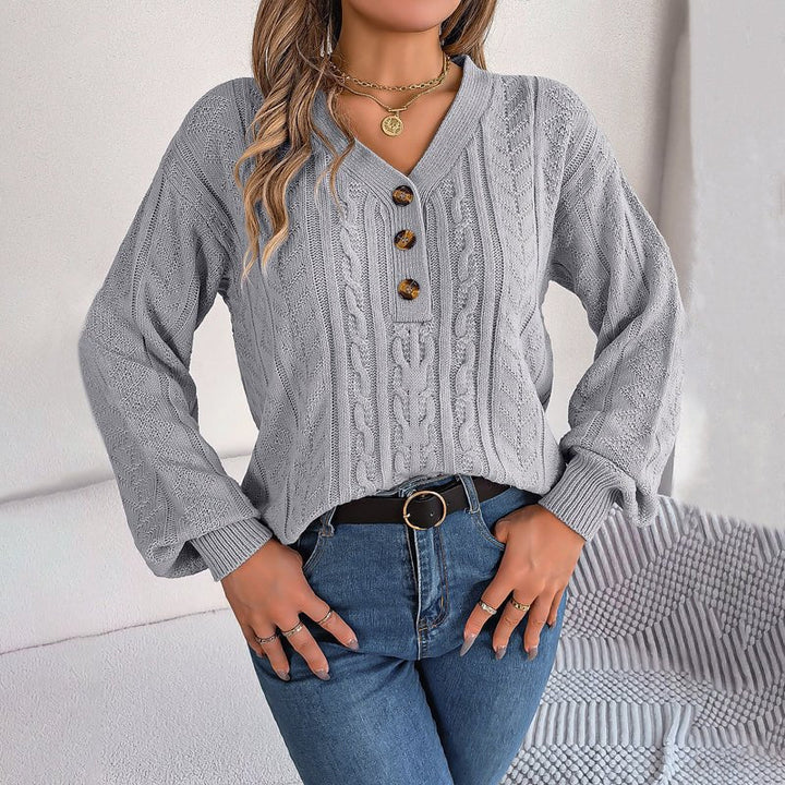 Louisa | Pull en Maille Torsadée Décontracté