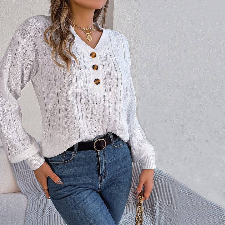 Louisa | Pull en Maille Torsadée Décontracté