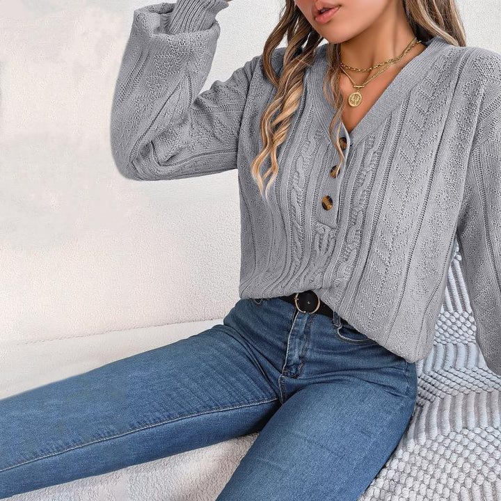 Louisa | Pull en Maille Torsadée Décontracté