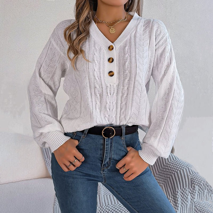 Louisa | Pull en Maille Torsadée Décontracté