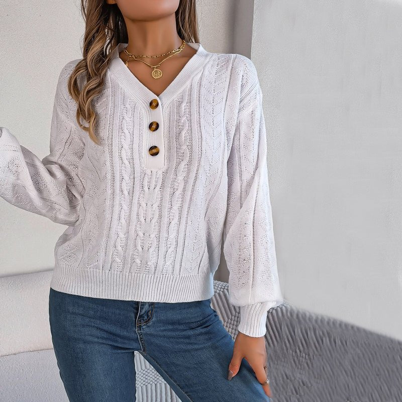 Louisa | Pull en Maille Torsadée Décontracté