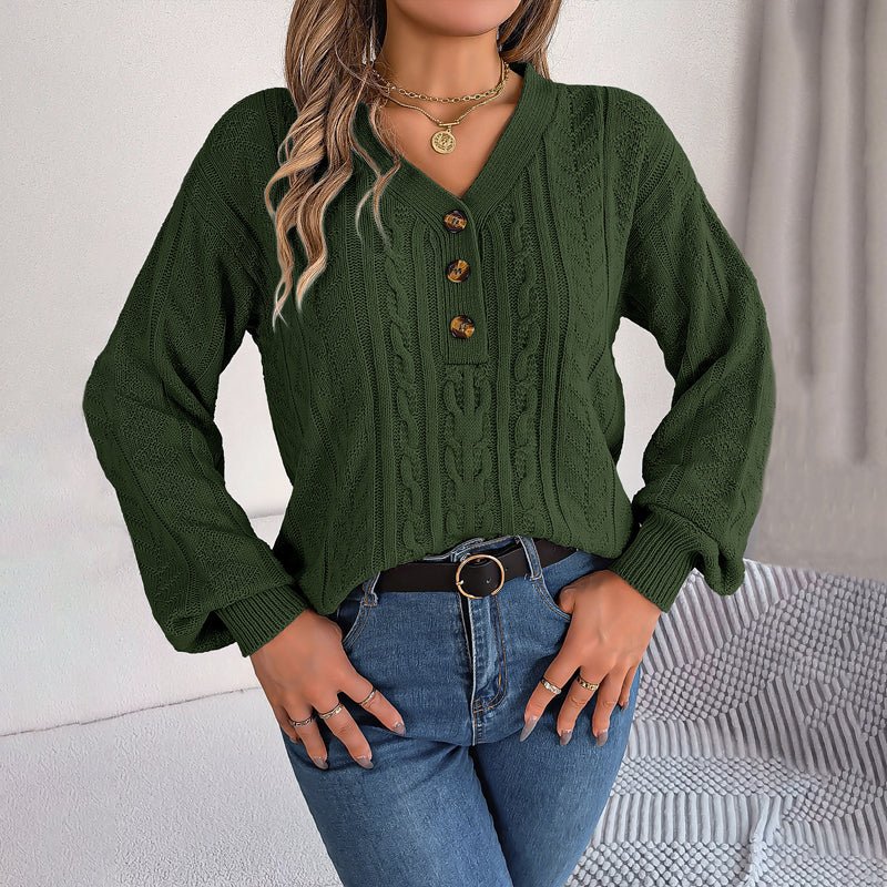 Louisa | Pull en Maille Torsadée Décontracté