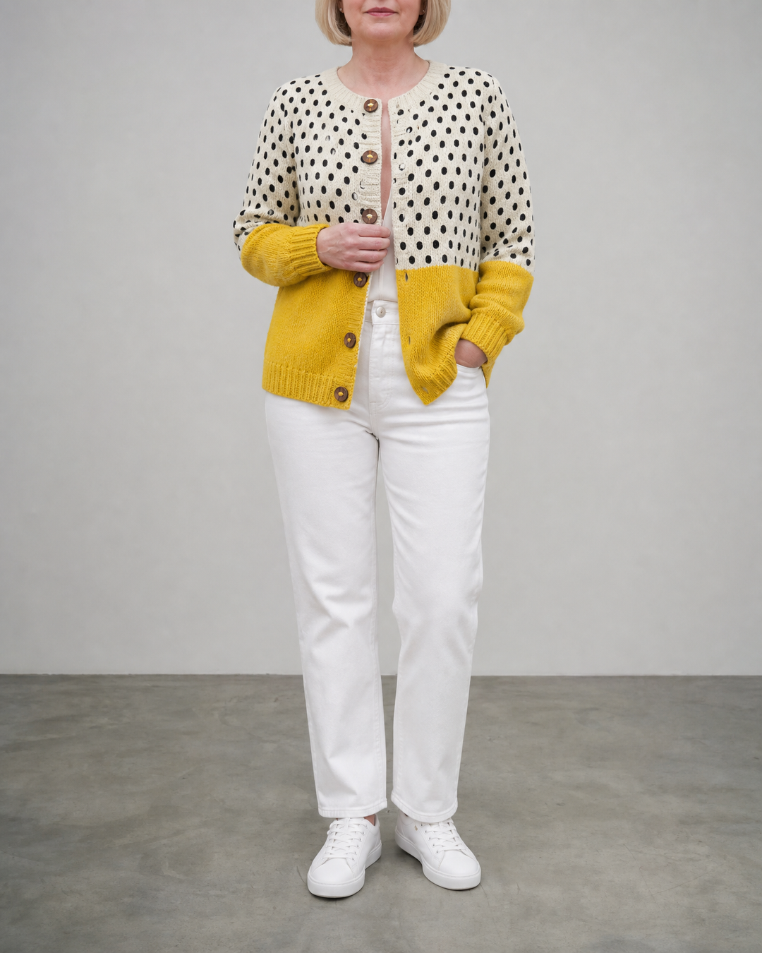 Manny | Cardigan Oakmere à Pois