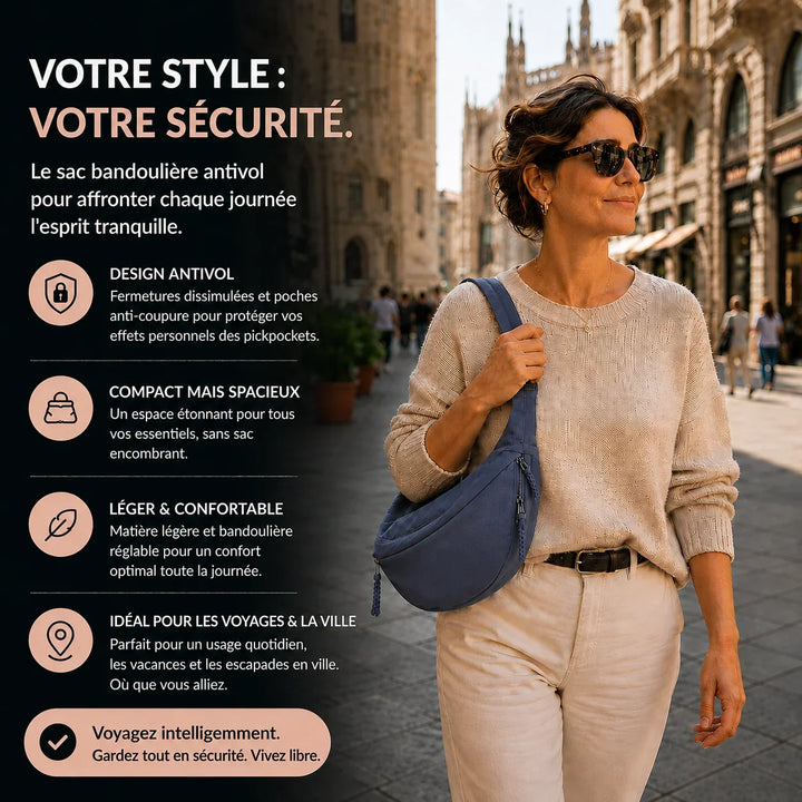 Mara | Sac à Bandoulière Bleu