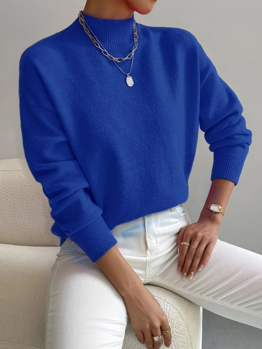 Pull Col Montant Doux Christine