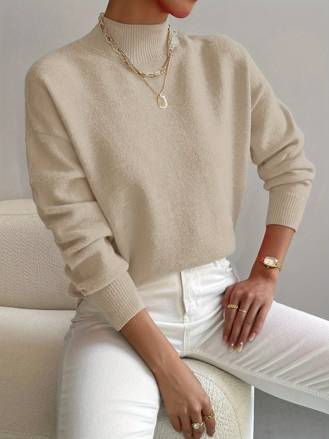 Pull Col Montant Doux Christine