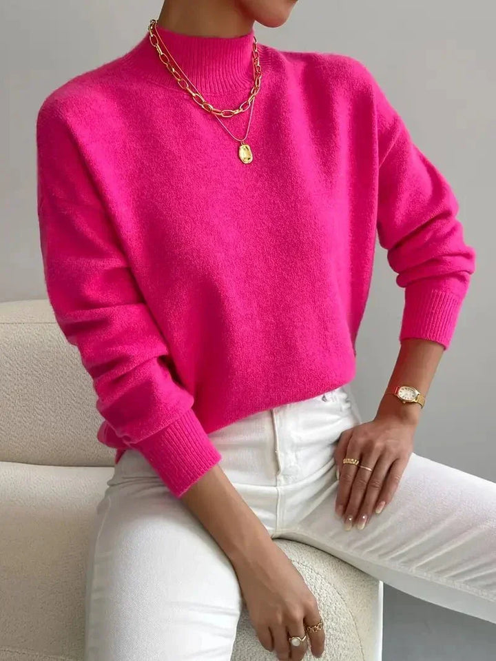 Pull Col Montant Doux Christine