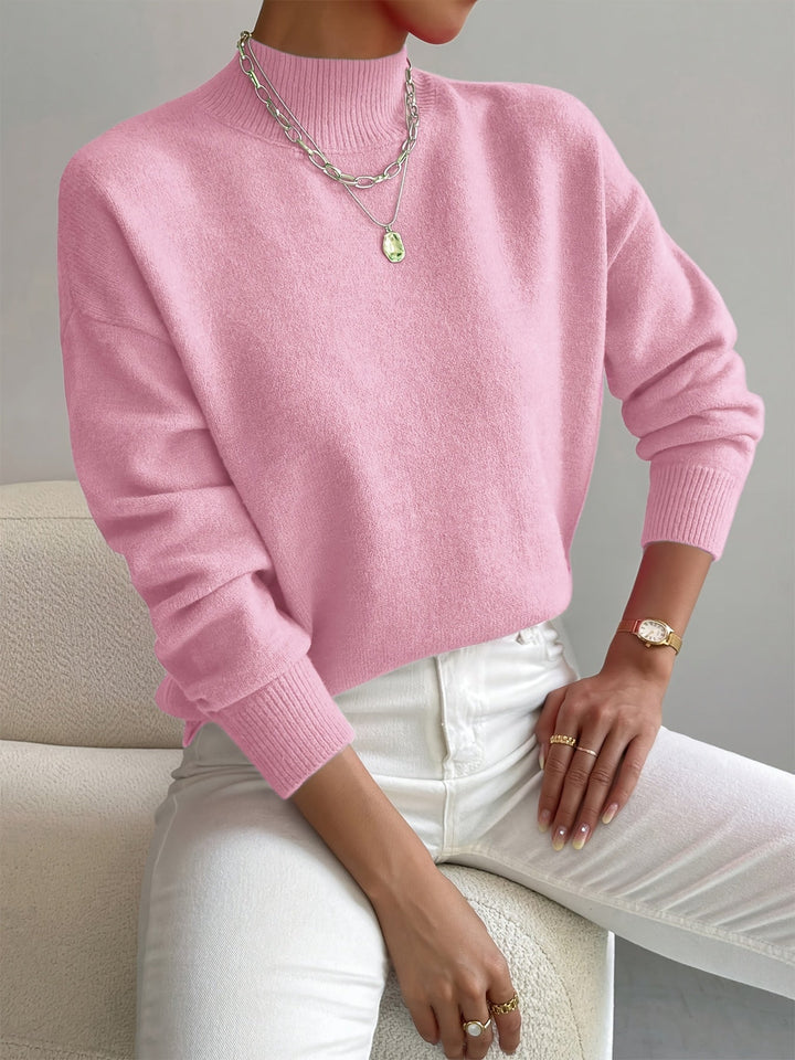 Maria | Pull Élégant à Col Roulé