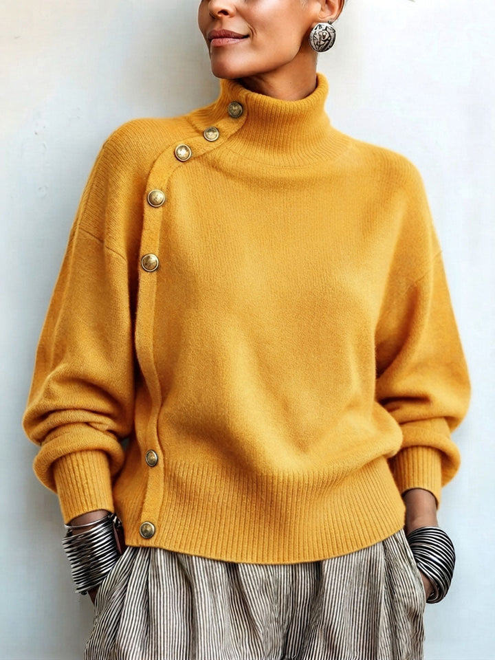 Pull Lima À Col Roulé Asymétrique