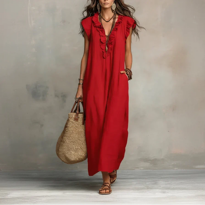 Zoey | Robe longue bohème