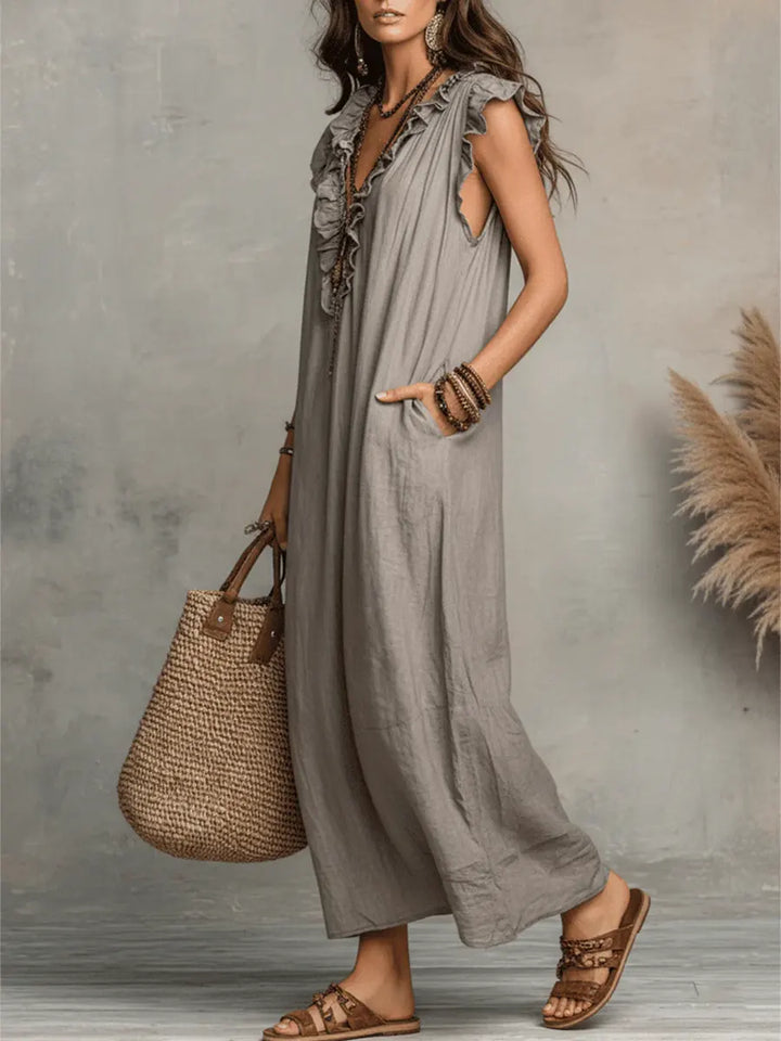 Mia | Robe Bohémienne Longue et Fluide