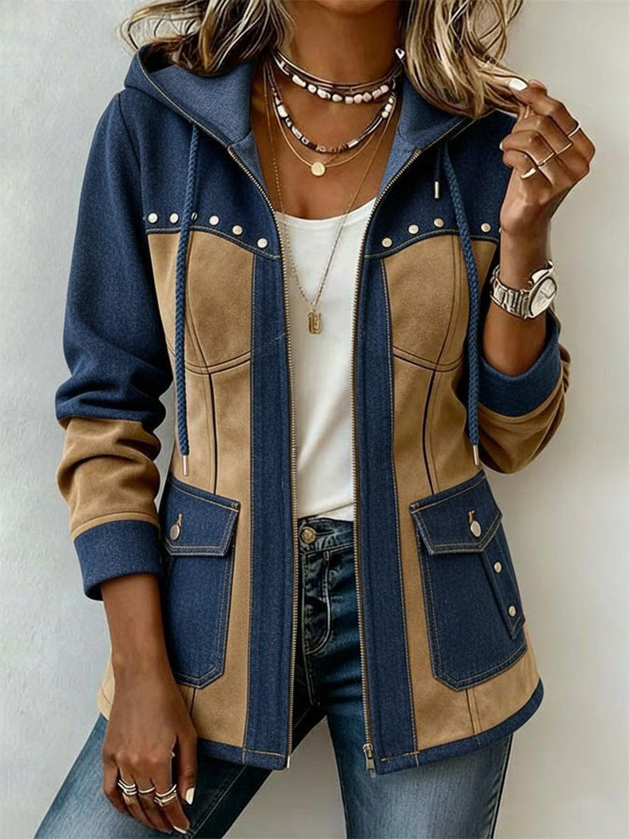 Veste à Capuche Bi-Matière Véronique