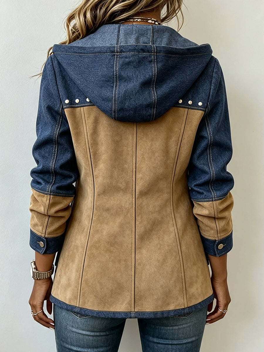 MAISON ÉLISE | Veste à Capuche Bi-Matière Véronique