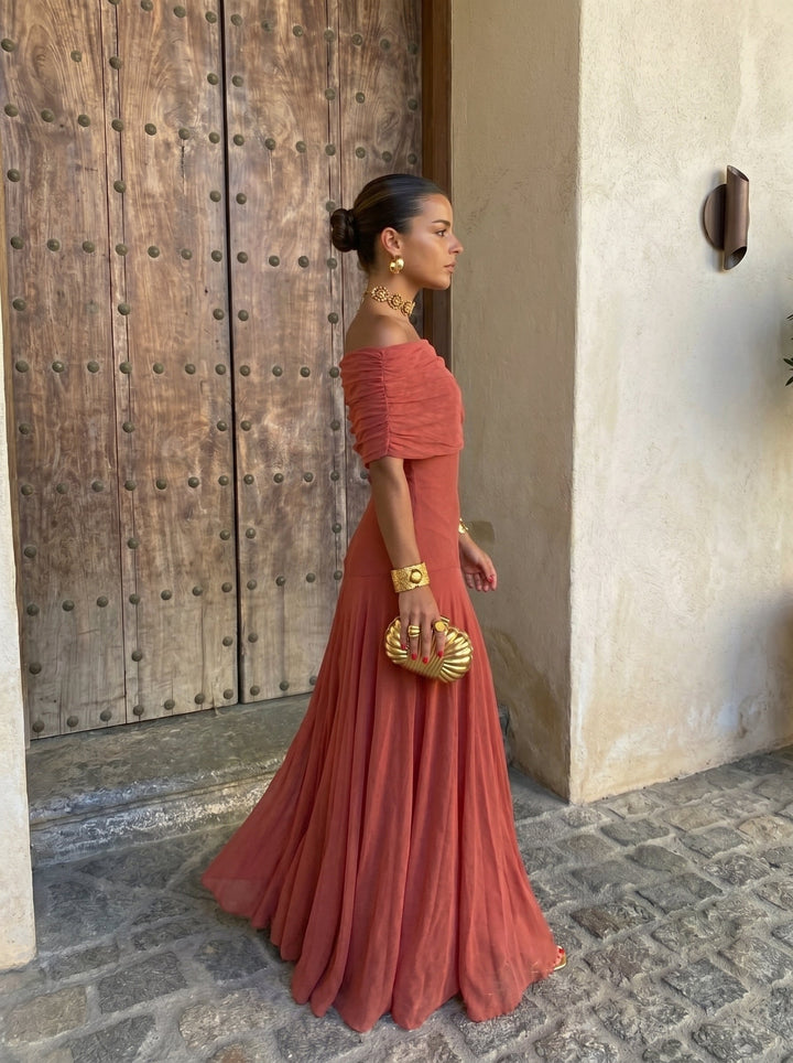 Robe Élégante Simba en Tulle de Soie - Maison Élise