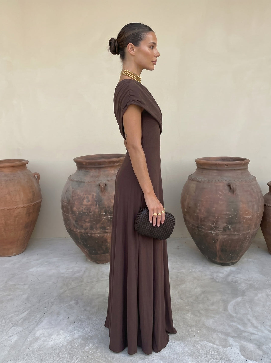 Robe Toledo en Soie Élégante pour Femme - Maison Élise