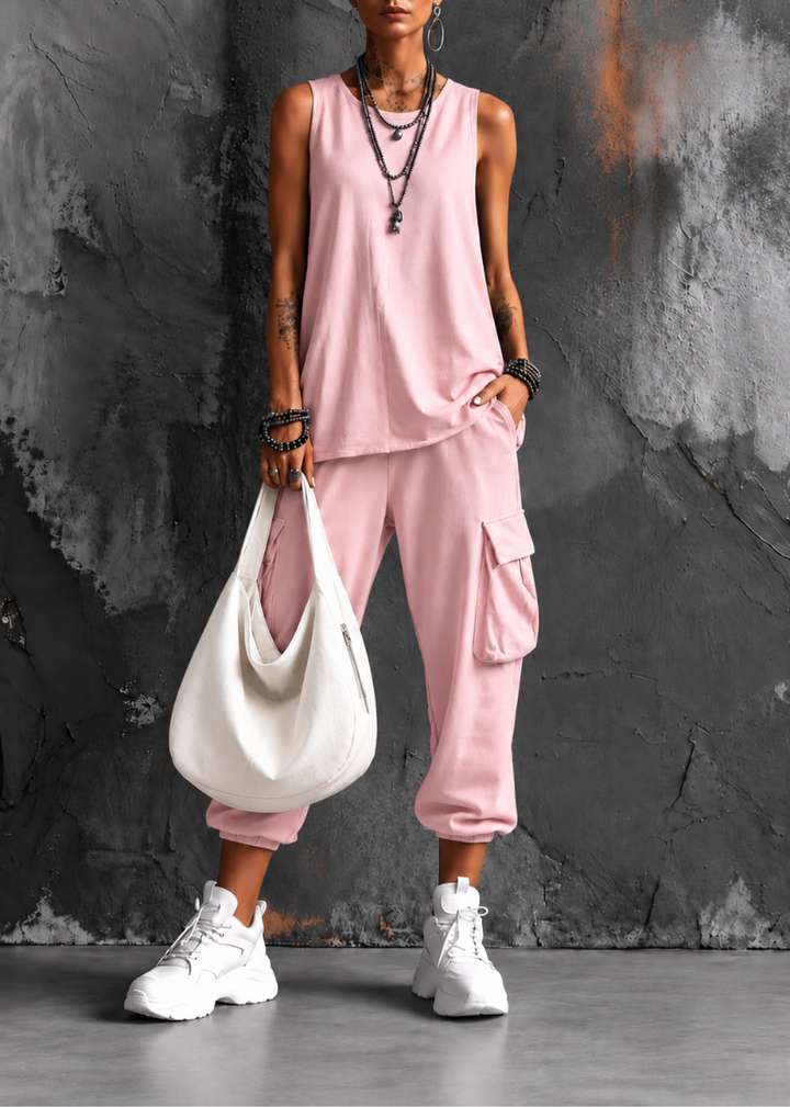 Maëlle | Ensemble décontracté au style urbain + Sac OFFERT