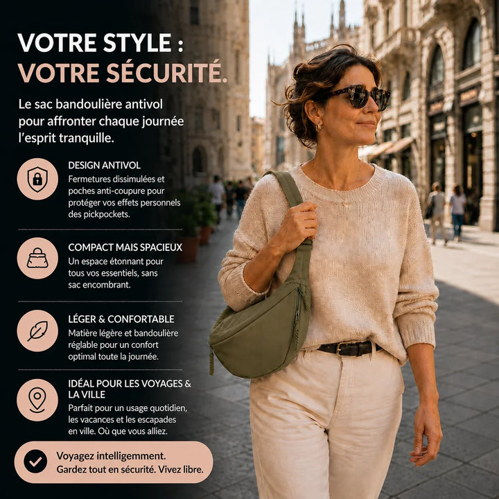 Viola | Sac à Bandoulière Vert Olive