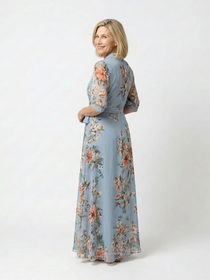 Maison Élise | Robe Maxi à Enveloppe Elowen