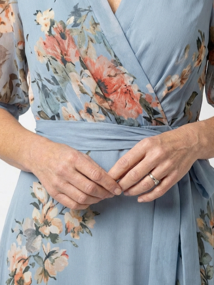 Maison Élise | Robe Maxi à Enveloppe Elowen