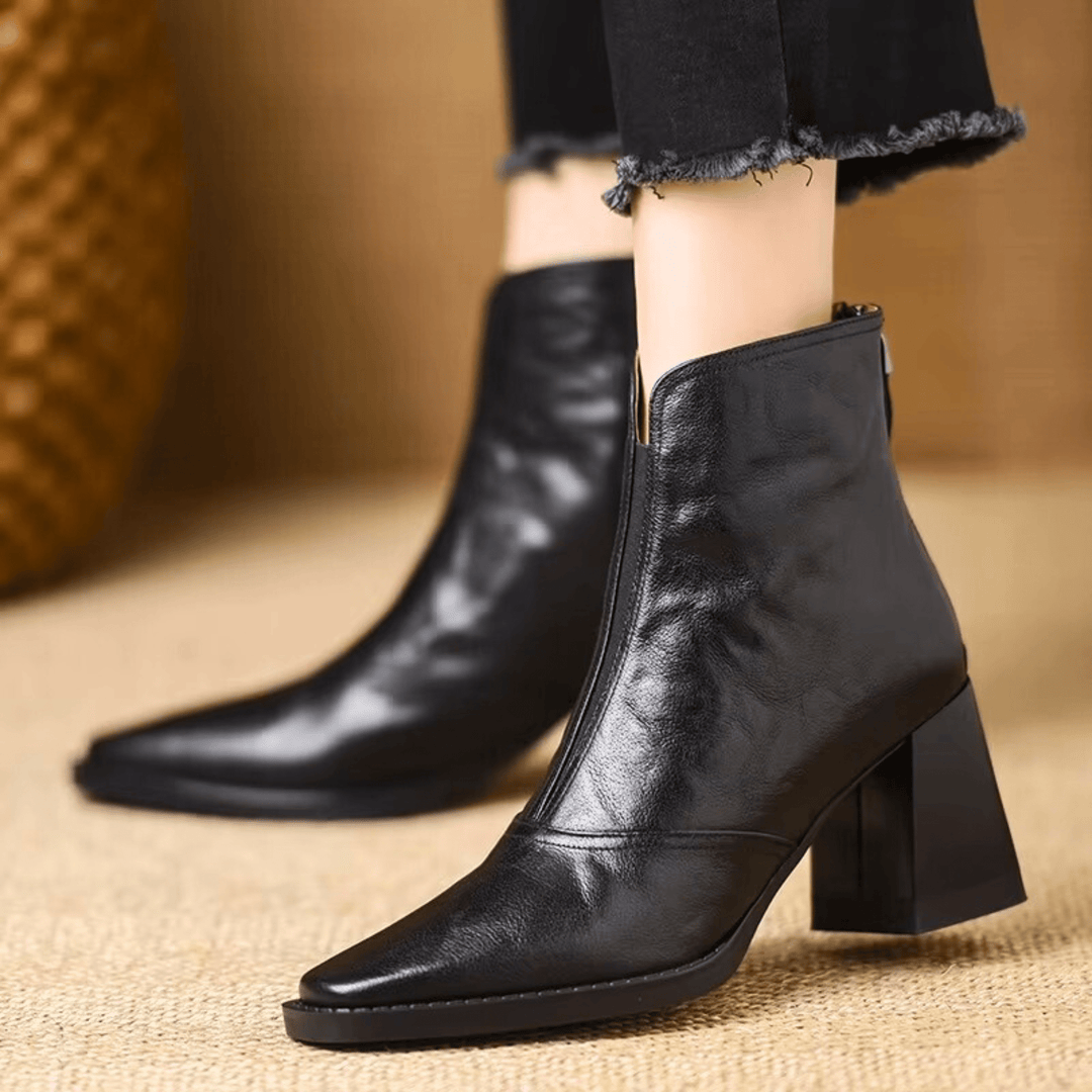 Kassandra | Bottines à Talon Moyen de Luxe