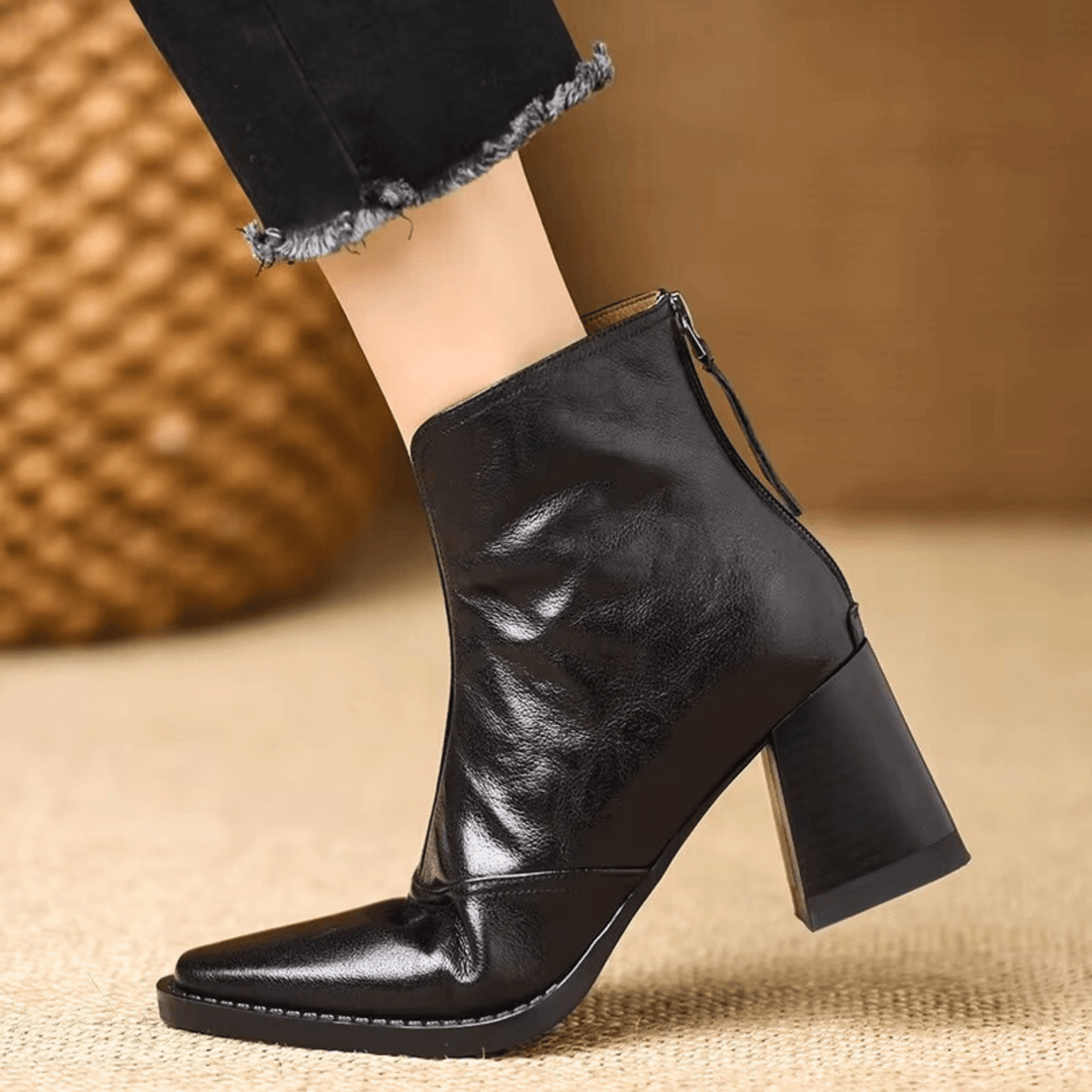 Kassandra | Bottines à Talon Moyen de Luxe