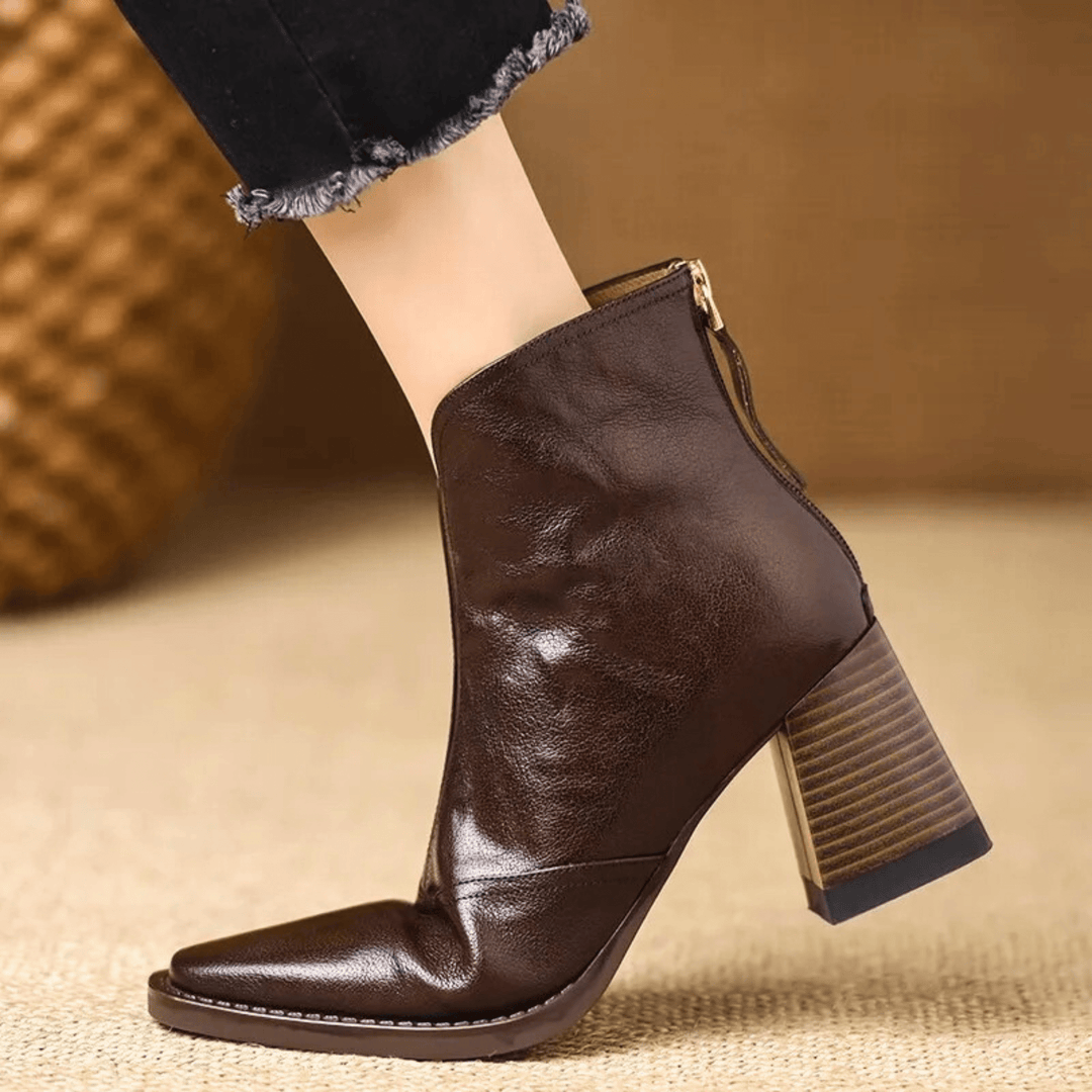 Kassandra | Bottines à Talon Moyen de Luxe