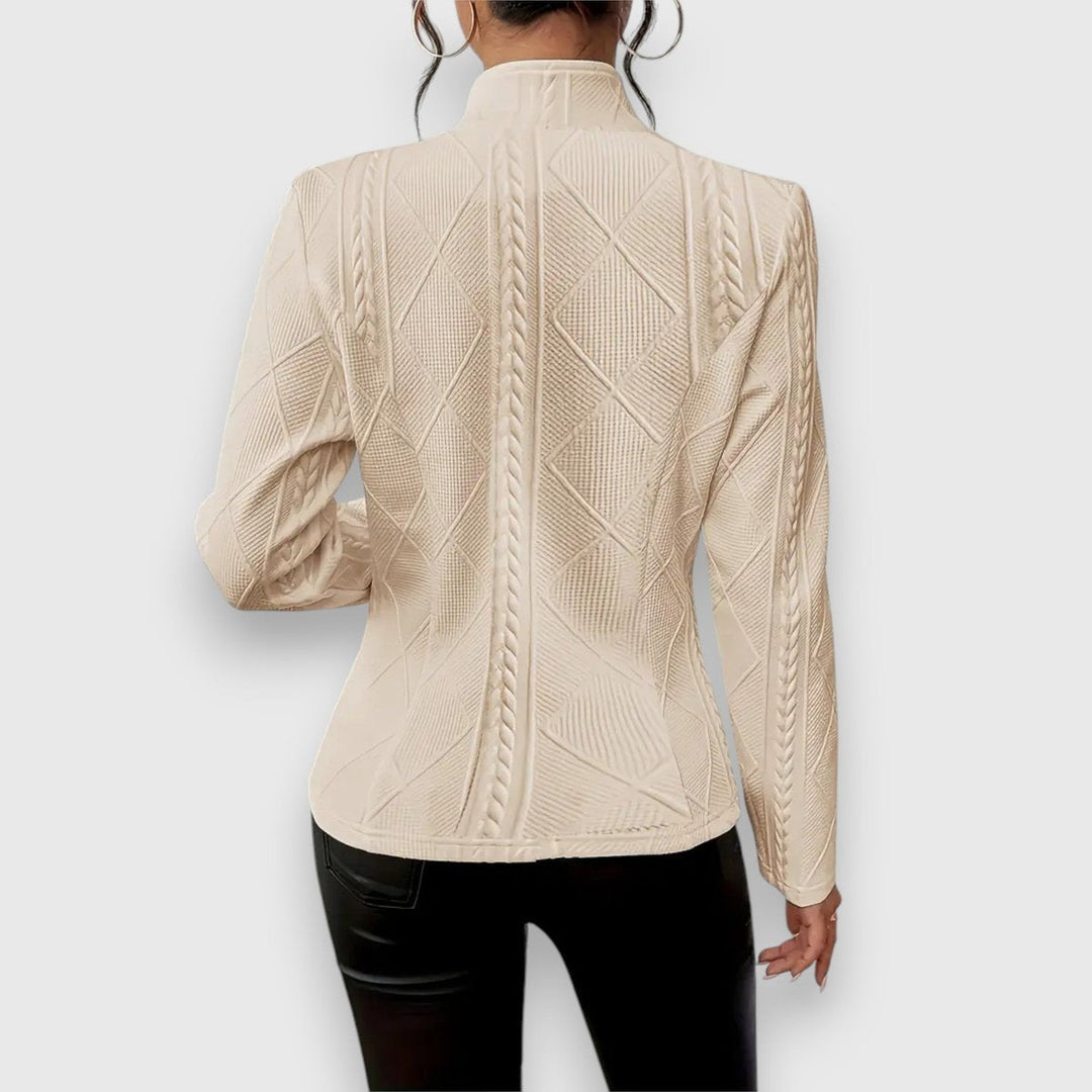 Loretta | Cardigan Texturé Boutonné