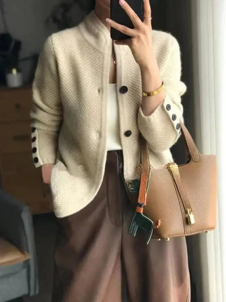 Penelope | Cardigan Boutonné en Laine