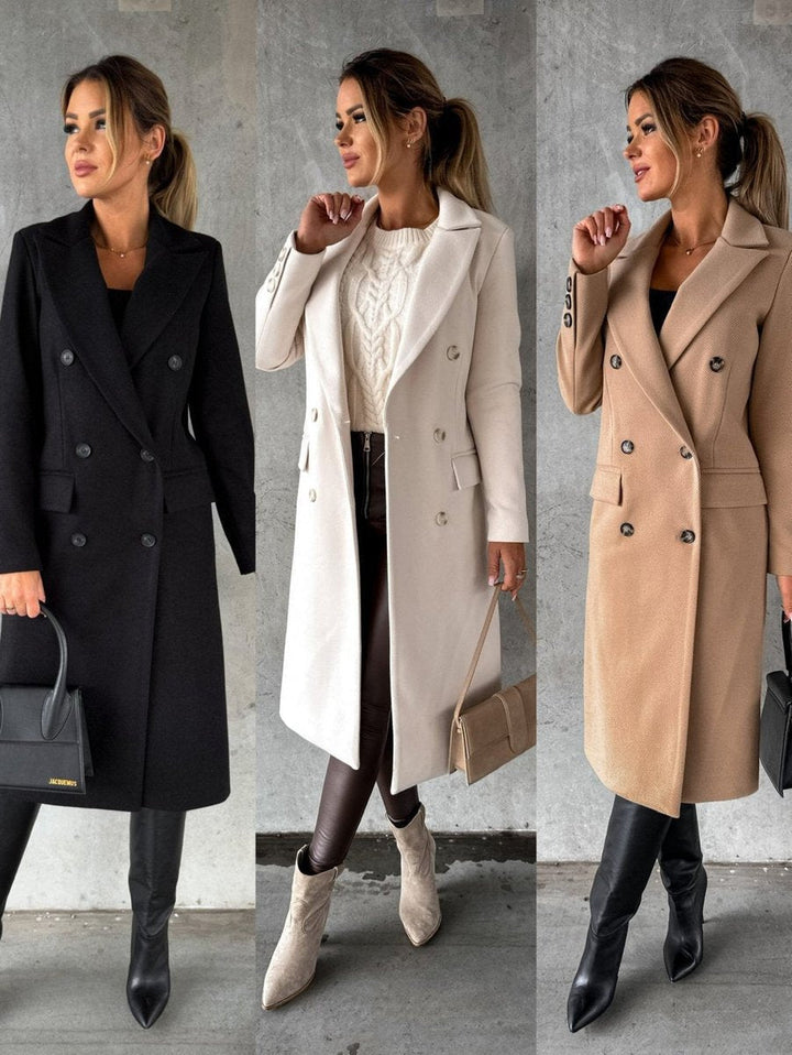 Emeline | Manteau Long Croisé
