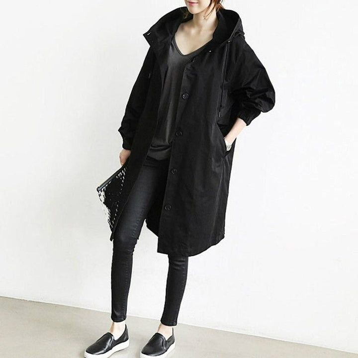 Maisie | Manteau Oversize à Capuche Boutonné