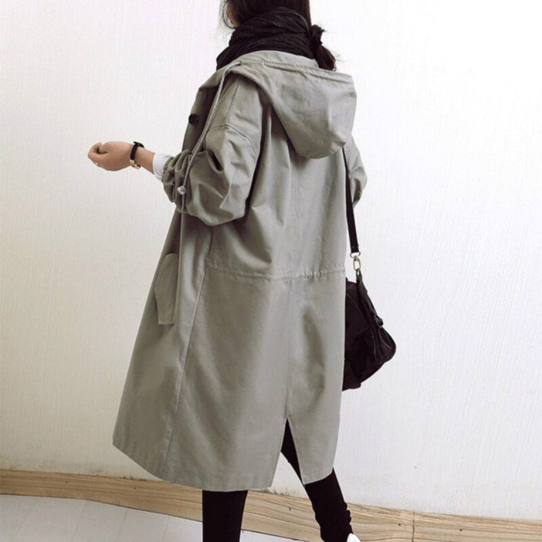 Maisie | Manteau Oversize à Capuche Boutonné