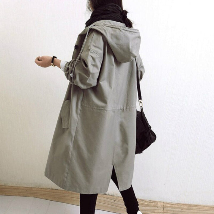 Maisie | Manteau Oversize à Capuche Boutonné