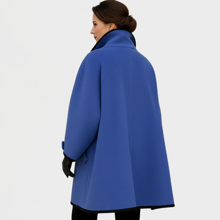 Flora | Manteau Oversize à Bordure Contrastée