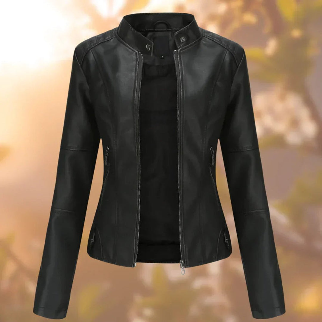 Larissa | Veste Motarde Zippée Ajustée
