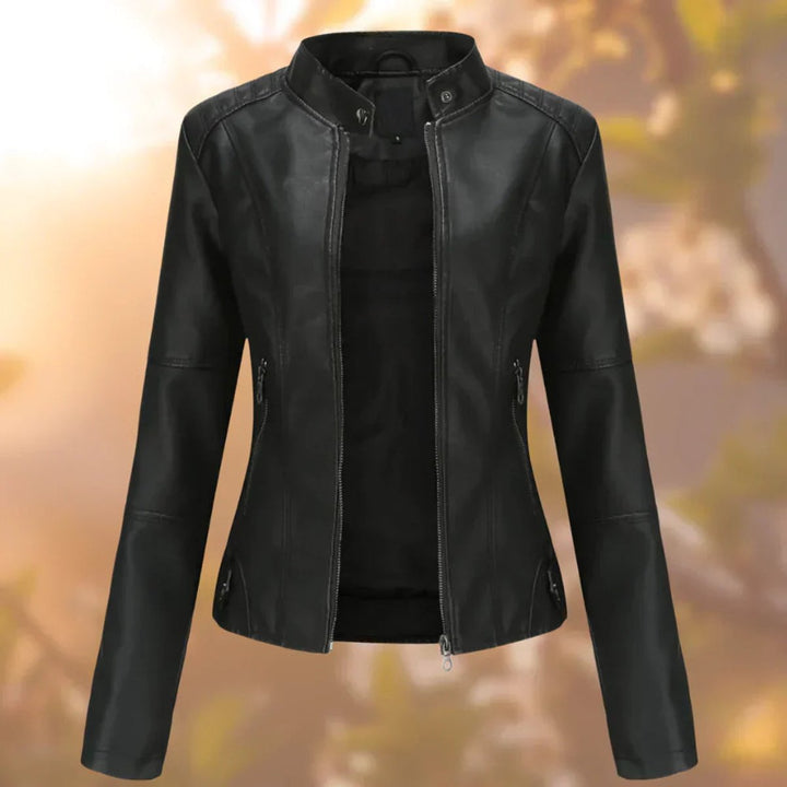 Larissa | Veste Motarde Zippée Ajustée