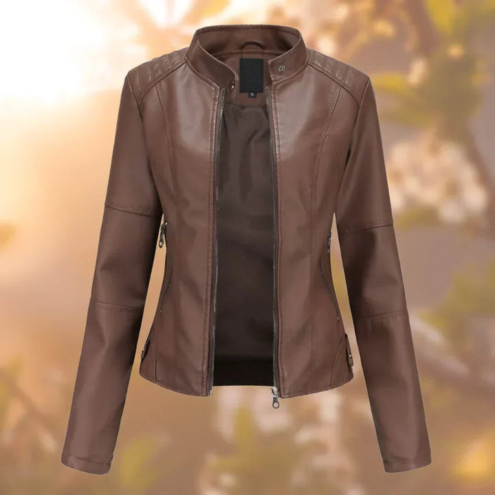 Larissa | Veste Motarde Zippée Ajustée