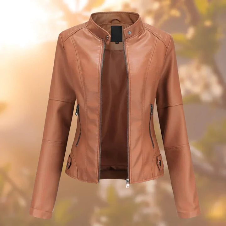 Larissa | Veste Motarde Zippée Ajustée
