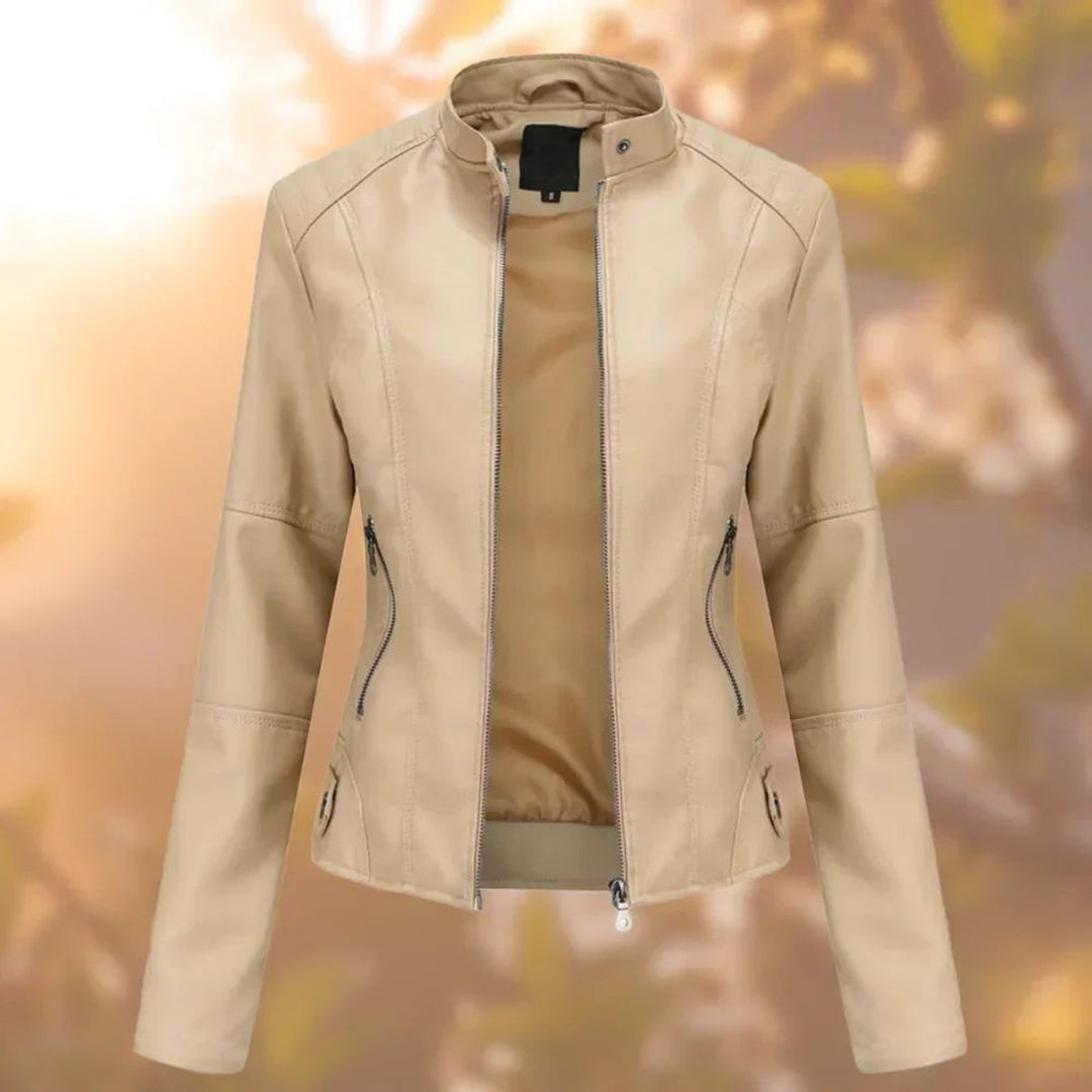 Larissa | Veste Motarde Zippée Ajustée