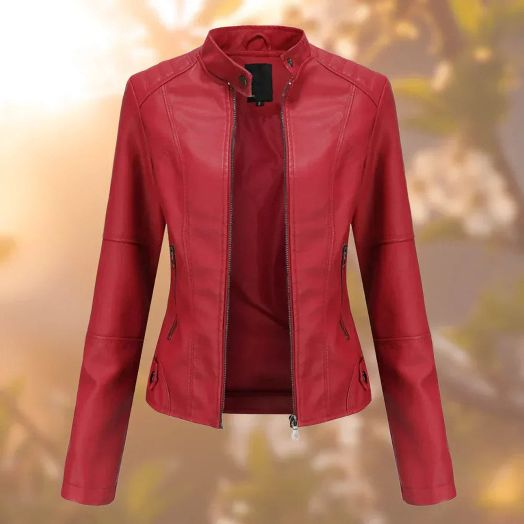 Larissa | Veste Motarde Zippée Ajustée
